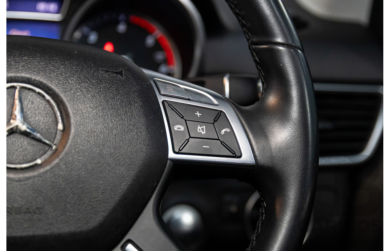 06/2015 Mercedes-Benz ML 350CDI Bluetec (4x4) 166 MY14 4d Wagon Iridium Silver Metallic Turbo Diesel V6 3.0L