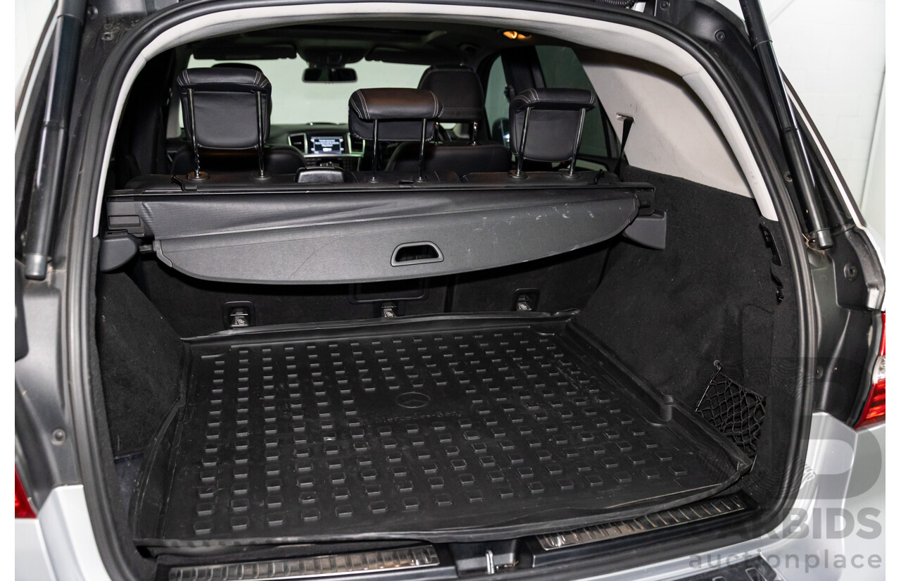 06/2015 Mercedes-Benz ML 350CDI Bluetec (4x4) 166 MY14 4d Wagon Iridium Silver Metallic Turbo Diesel V6 3.0L