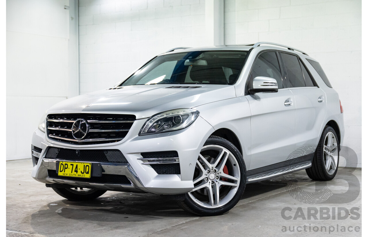 06/2015 Mercedes-Benz ML 350CDI Bluetec (4x4) 166 MY14 4d Wagon Iridium Silver Metallic Turbo Diesel V6 3.0L