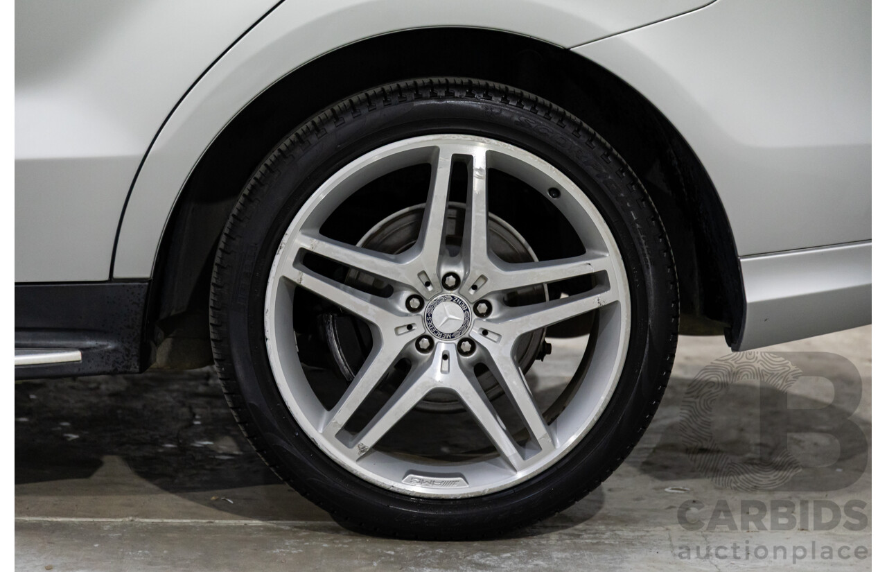 06/2015 Mercedes-Benz ML 350CDI Bluetec (4x4) 166 MY14 4d Wagon Iridium Silver Metallic Turbo Diesel V6 3.0L
