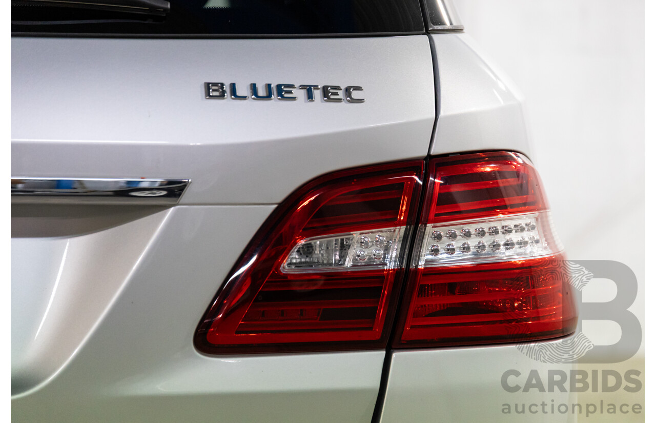 06/2015 Mercedes-Benz ML 350CDI Bluetec (4x4) 166 MY14 4d Wagon Iridium Silver Metallic Turbo Diesel V6 3.0L