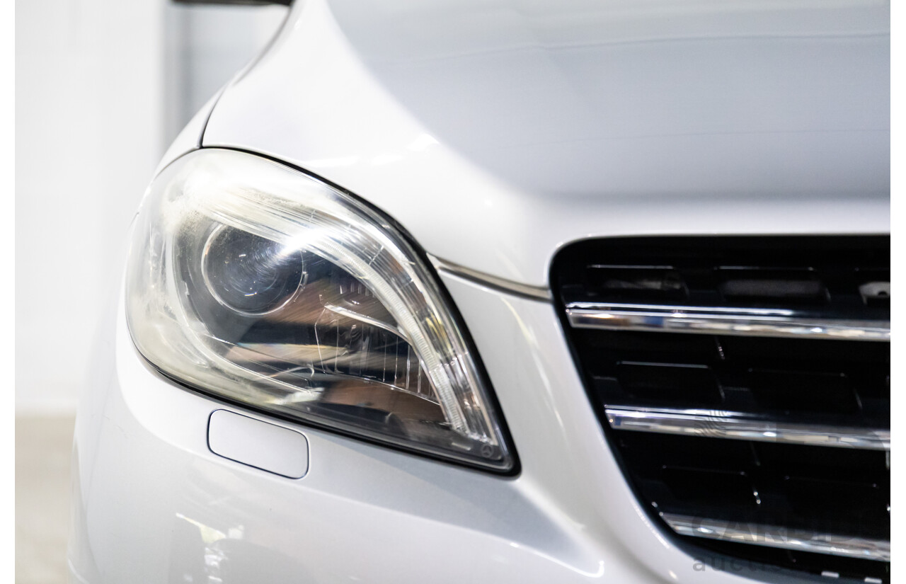 06/2015 Mercedes-Benz ML 350CDI Bluetec (4x4) 166 MY14 4d Wagon Iridium Silver Metallic Turbo Diesel V6 3.0L