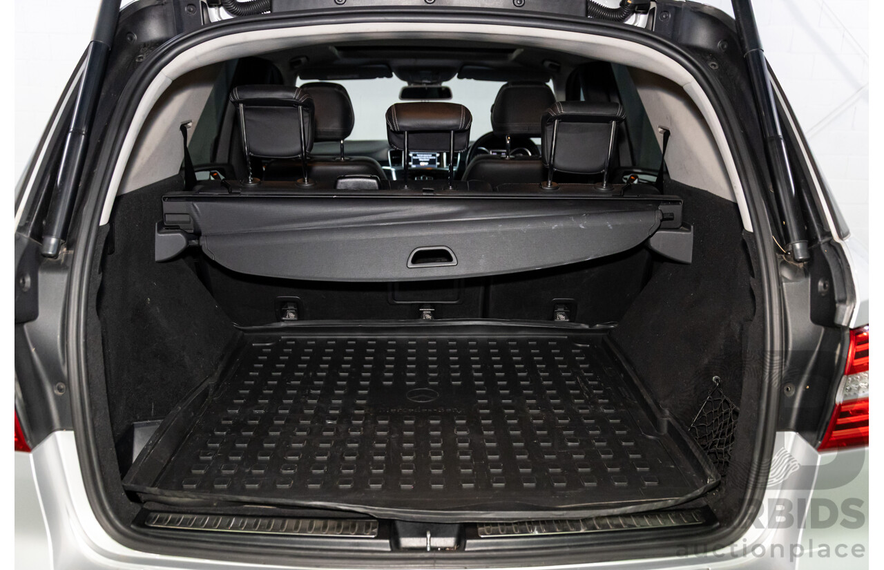 06/2015 Mercedes-Benz ML 350CDI Bluetec (4x4) 166 MY14 4d Wagon Iridium Silver Metallic Turbo Diesel V6 3.0L