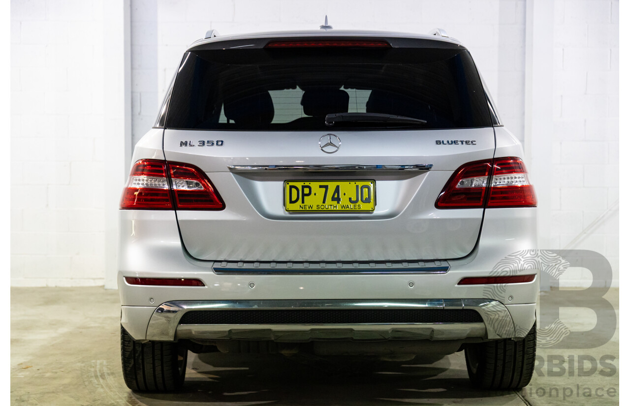 06/2015 Mercedes-Benz ML 350CDI Bluetec (4x4) 166 MY14 4d Wagon Iridium Silver Metallic Turbo Diesel V6 3.0L