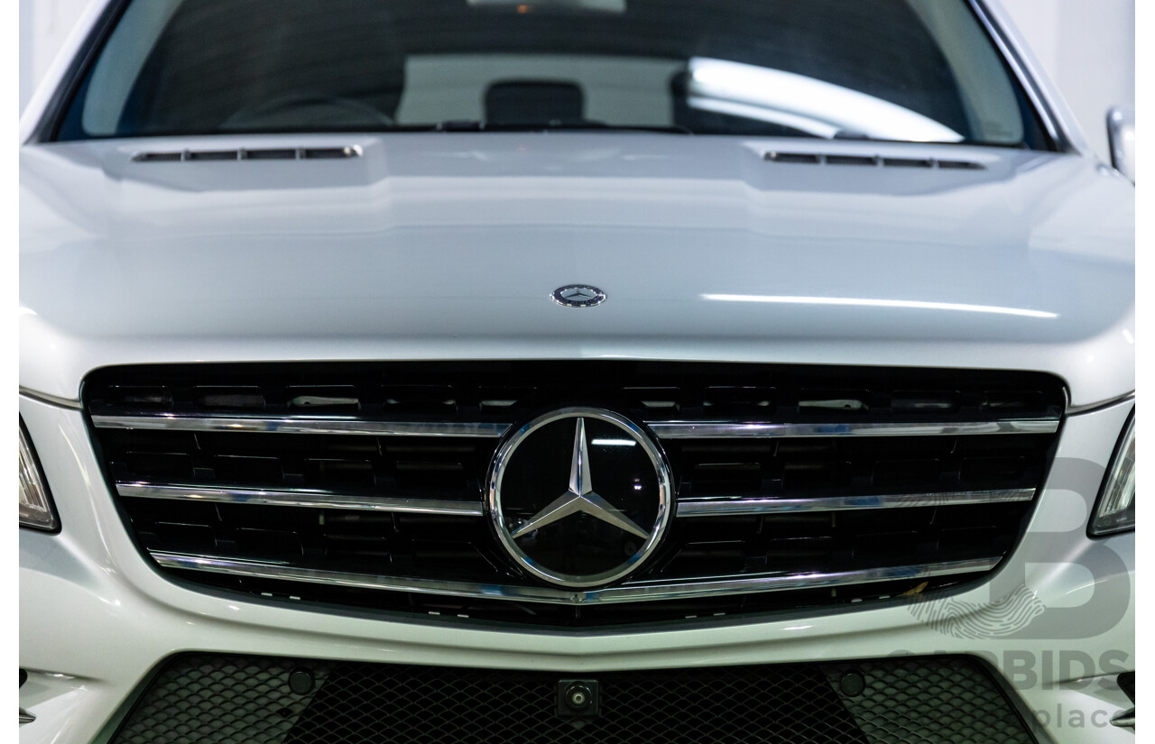 06/2015 Mercedes-Benz ML 350CDI Bluetec (4x4) 166 MY14 4d Wagon Iridium Silver Metallic Turbo Diesel V6 3.0L