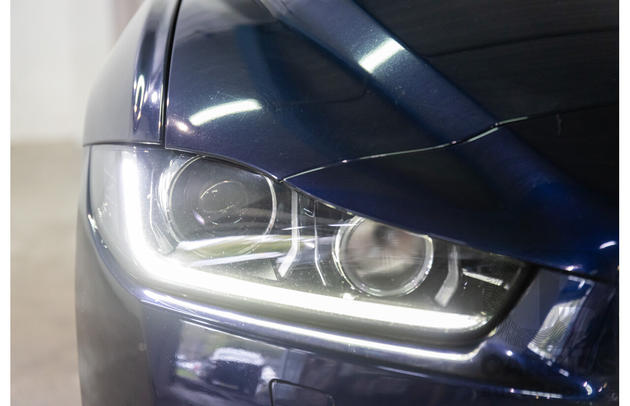 11/2016 Jaguar XE 20d Prestige (RWD) MY17 4d Sedan Dark Sapphire Blue Turbo Diesel 2.0L