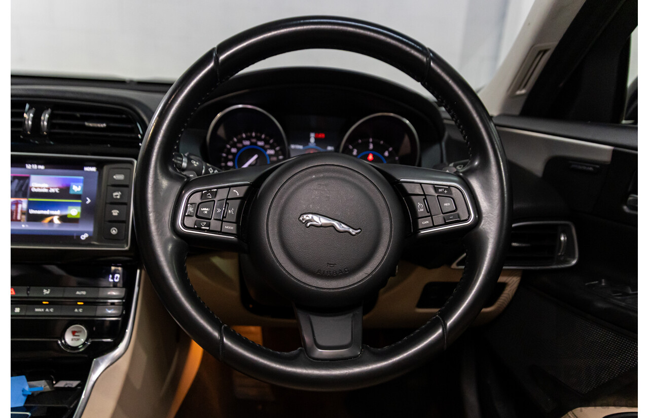 11/2016 Jaguar XE 20d Prestige (RWD) MY17 4d Sedan Dark Sapphire Blue Turbo Diesel 2.0L