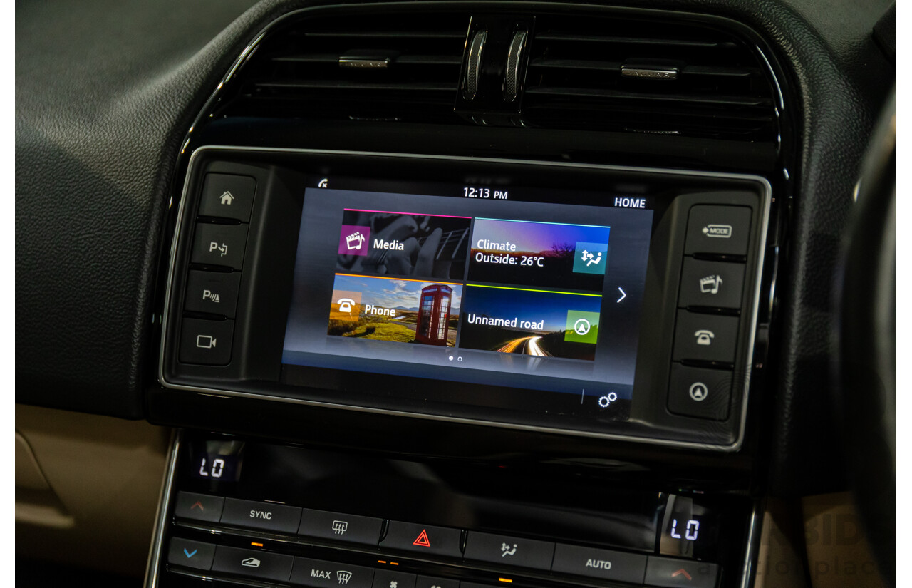 11/2016 Jaguar XE 20d Prestige (RWD) MY17 4d Sedan Dark Sapphire Blue Turbo Diesel 2.0L