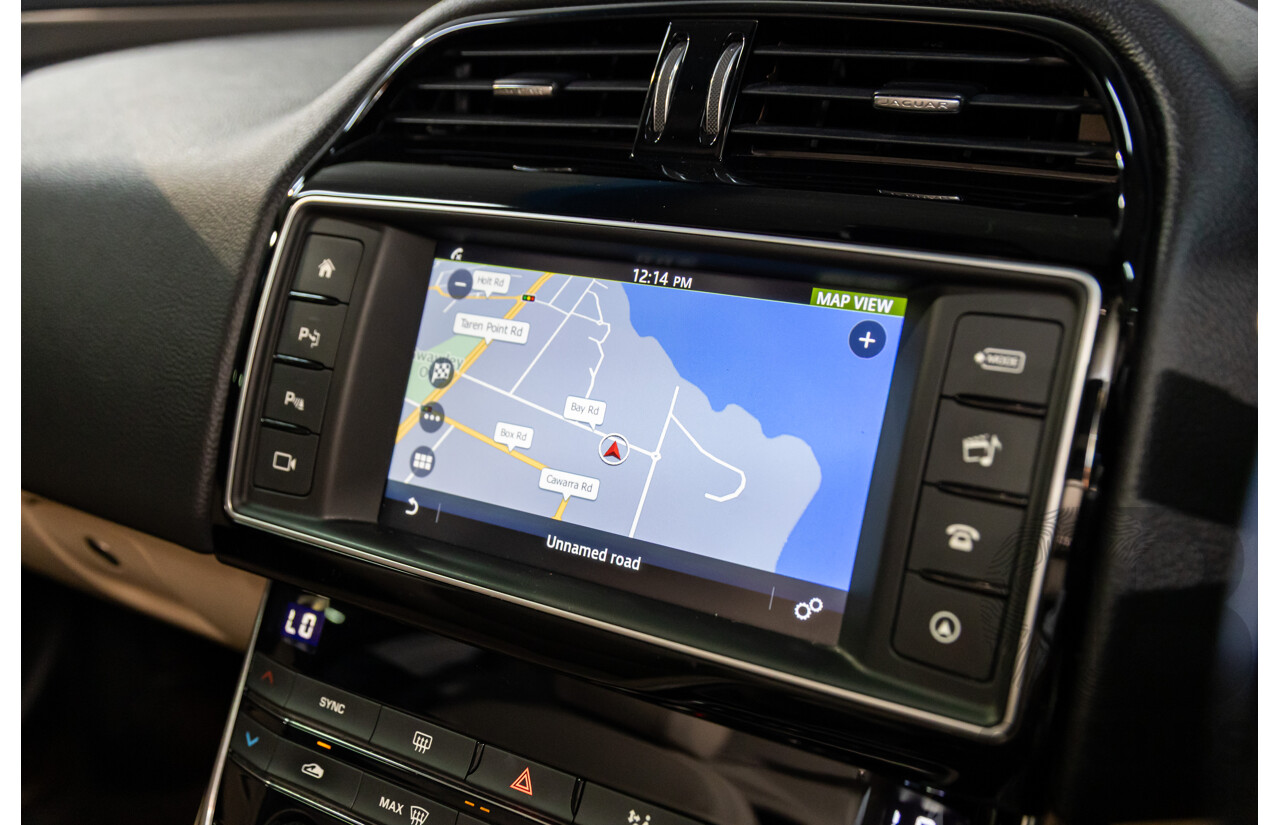 11/2016 Jaguar XE 20d Prestige (RWD) MY17 4d Sedan Dark Sapphire Blue Turbo Diesel 2.0L