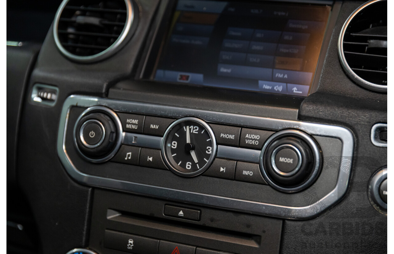 08/2011 Land Rover Discovery 4 2.7 TDV6 4x4 MY11 4d Wagon Santorini Black Turbo Diesel 2.7L