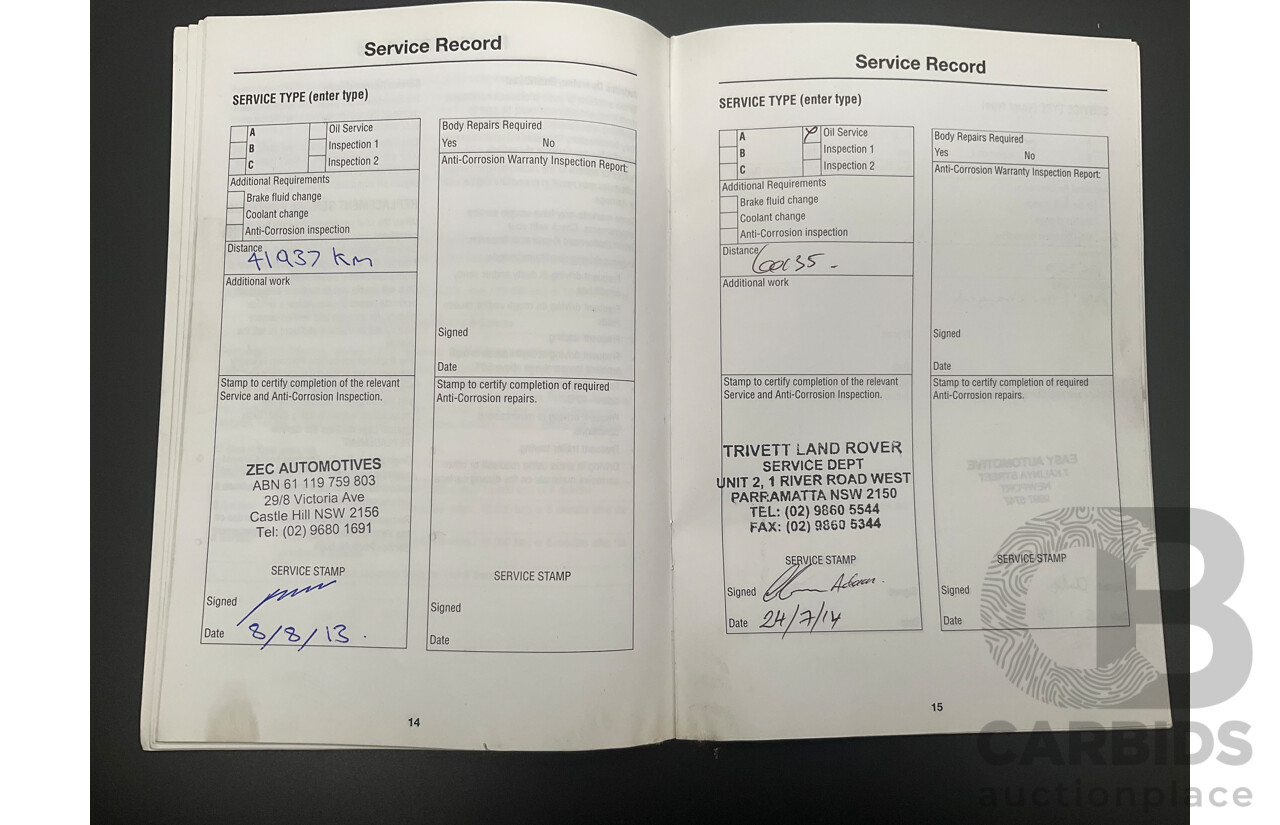 08/2011 Land Rover Discovery 4 2.7 TDV6 4x4 MY11 4d Wagon Santorini Black Turbo Diesel 2.7L