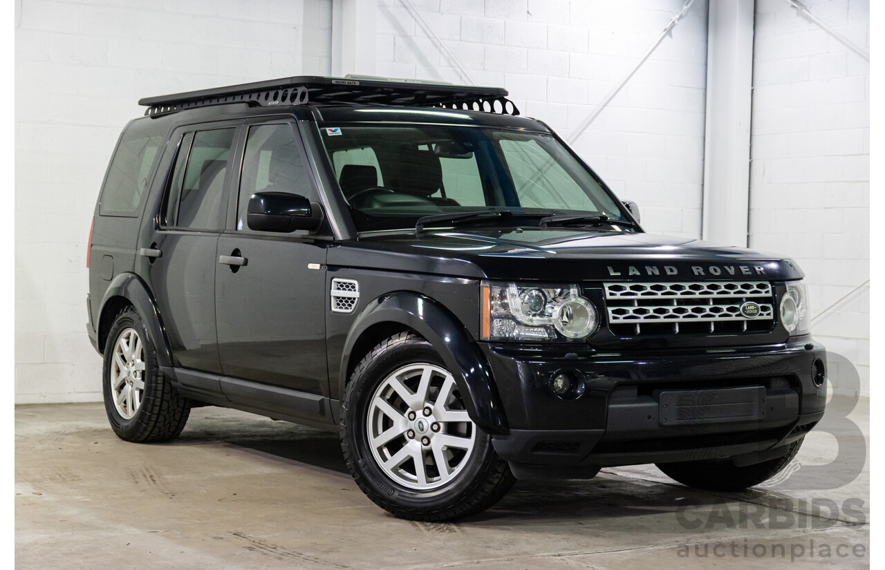 08/2011 Land Rover Discovery 4 2.7 TDV6 4x4 MY11 4d Wagon Santorini Black Turbo Diesel 2.7L