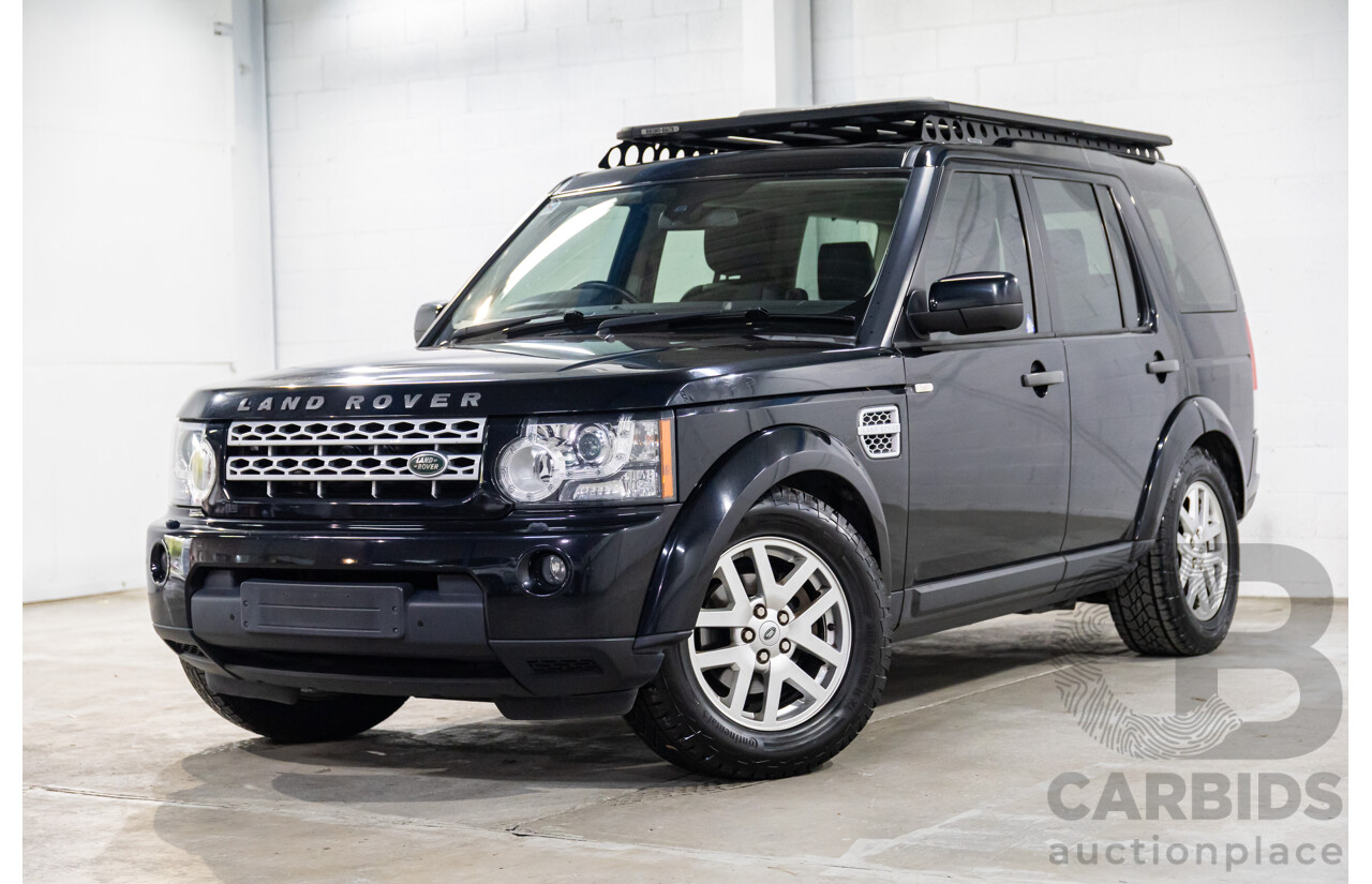 08/2011 Land Rover Discovery 4 2.7 TDV6 4x4 MY11 4d Wagon Santorini Black Turbo Diesel 2.7L
