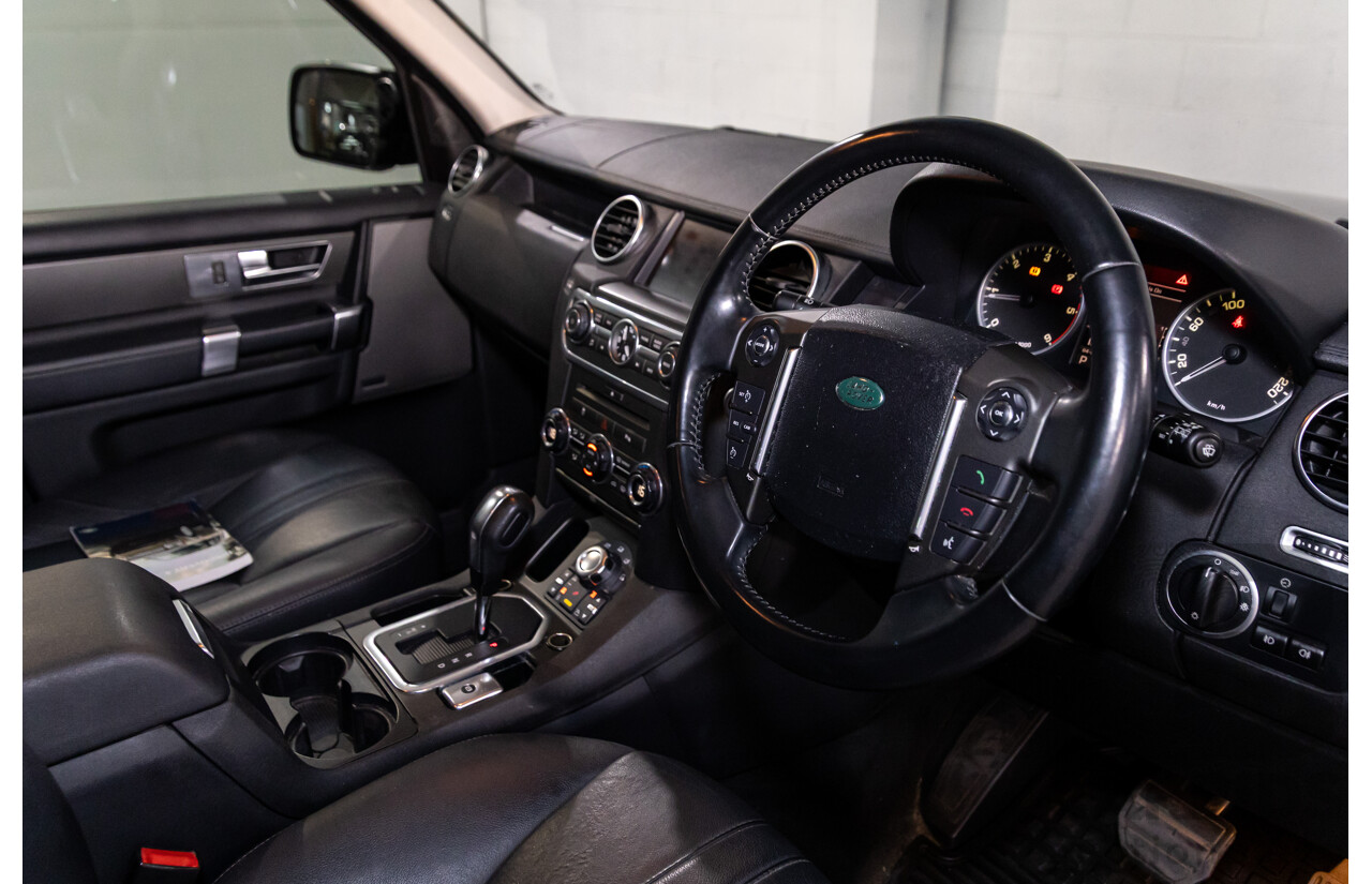 08/2011 Land Rover Discovery 4 2.7 TDV6 4x4 MY11 4d Wagon Santorini Black Turbo Diesel 2.7L