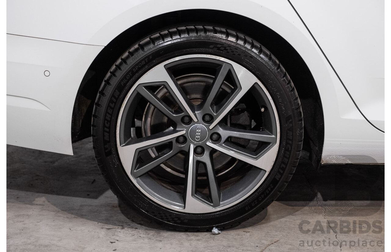 10/2016 Audi A4 Avant 2.0 TFSI S-Tronic Sport (FWD) F4 (B9) 4d Wagon Glacier White Turbo 2.0L