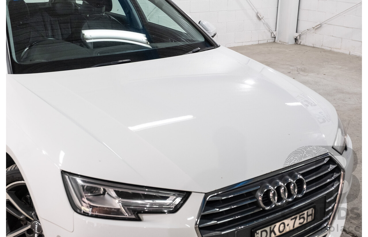 10/2016 Audi A4 Avant 2.0 TFSI S-Tronic Sport (FWD) F4 (B9) 4d Wagon Glacier White Turbo 2.0L