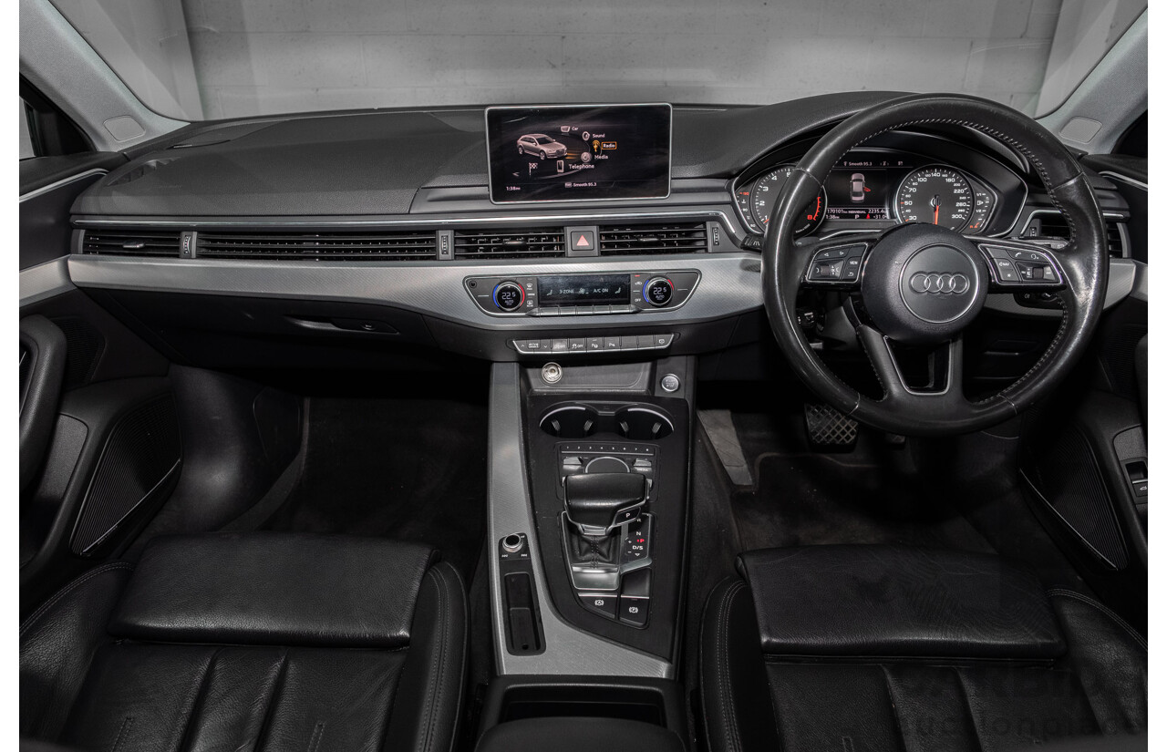 10/2016 Audi A4 Avant 2.0 TFSI S-Tronic Sport (FWD) F4 (B9) 4d Wagon Glacier White Turbo 2.0L