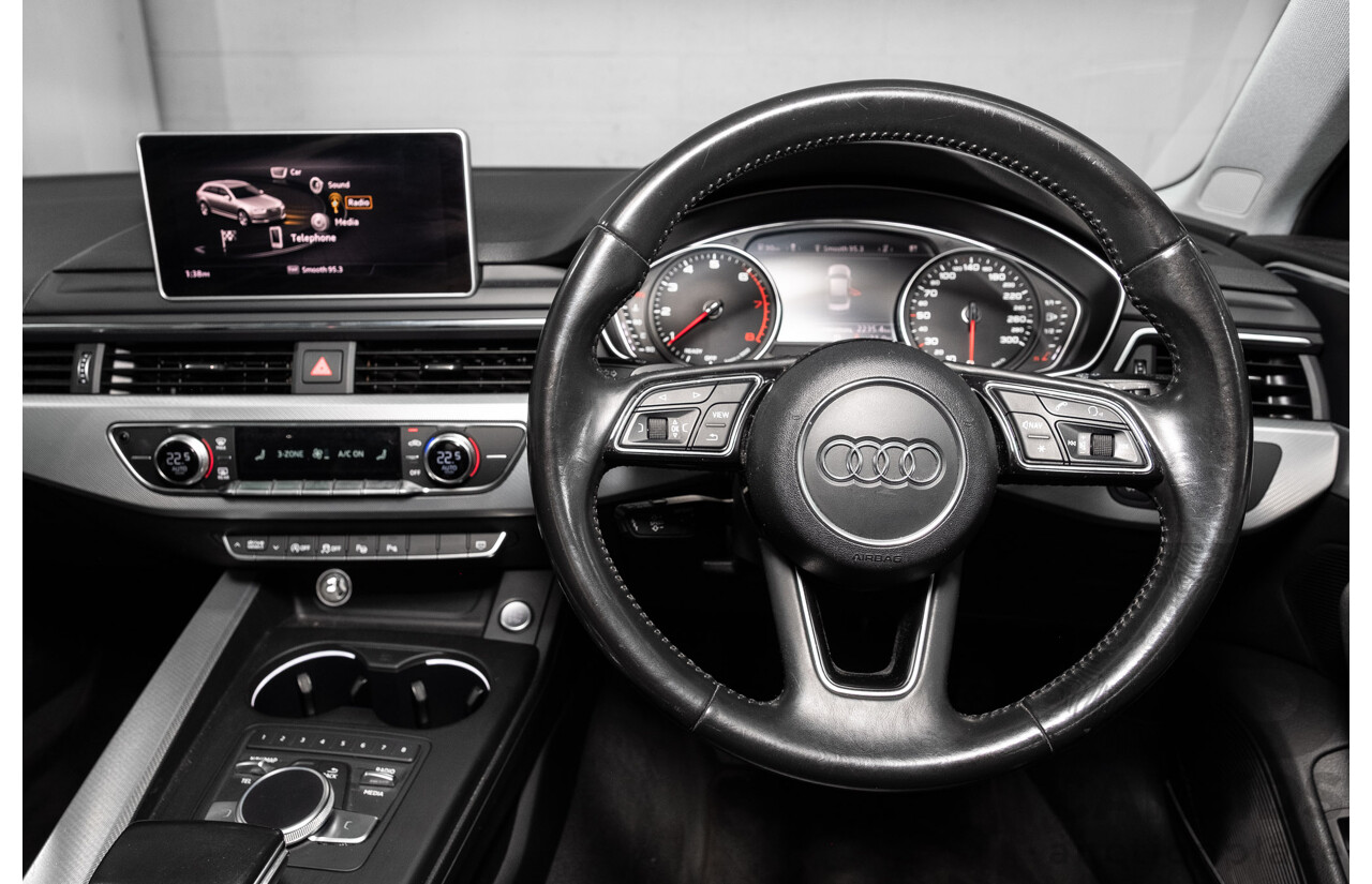 10/2016 Audi A4 Avant 2.0 TFSI S-Tronic Sport (FWD) F4 (B9) 4d Wagon Glacier White Turbo 2.0L