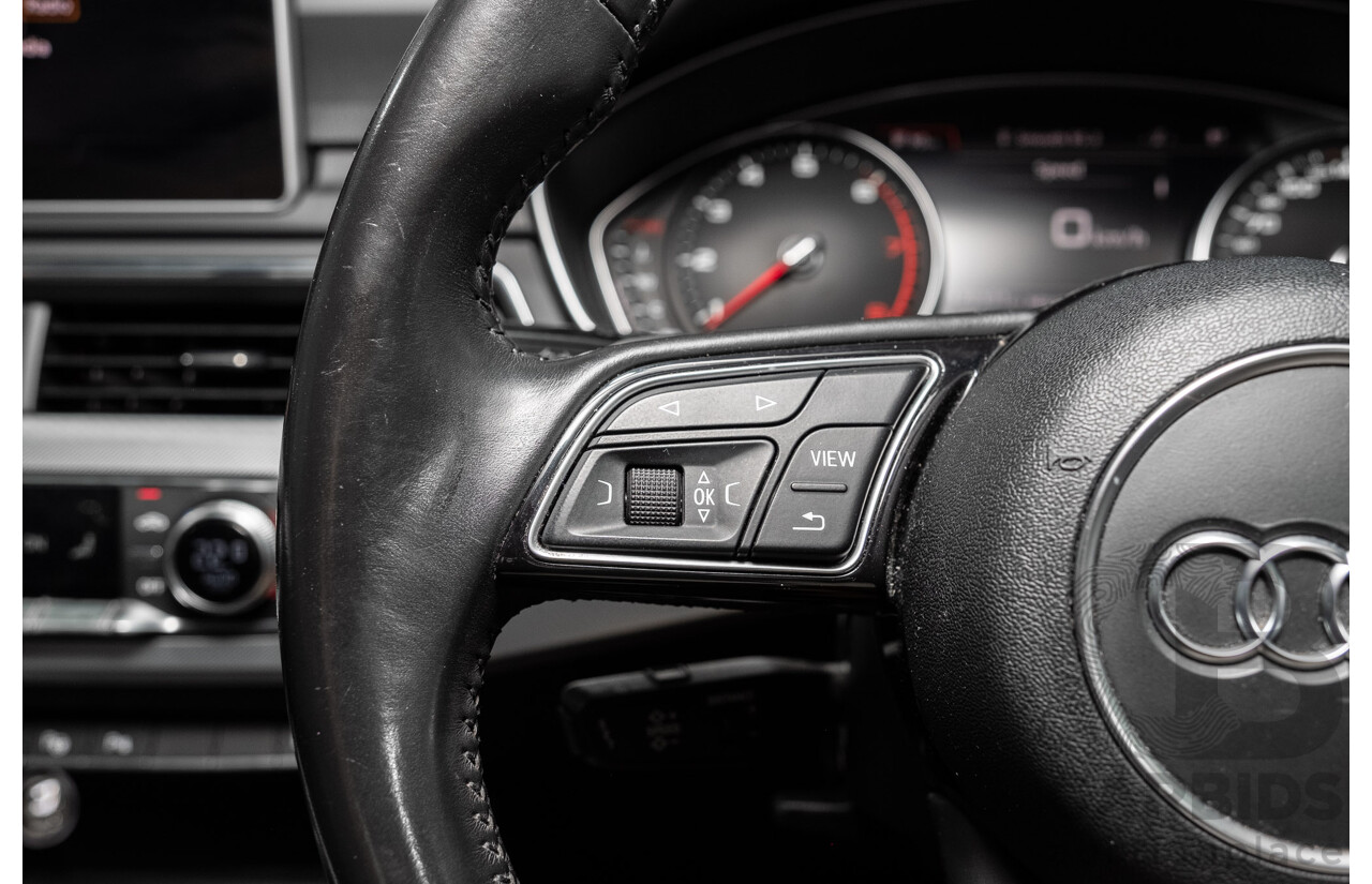 10/2016 Audi A4 Avant 2.0 TFSI S-Tronic Sport (FWD) F4 (B9) 4d Wagon Glacier White Turbo 2.0L