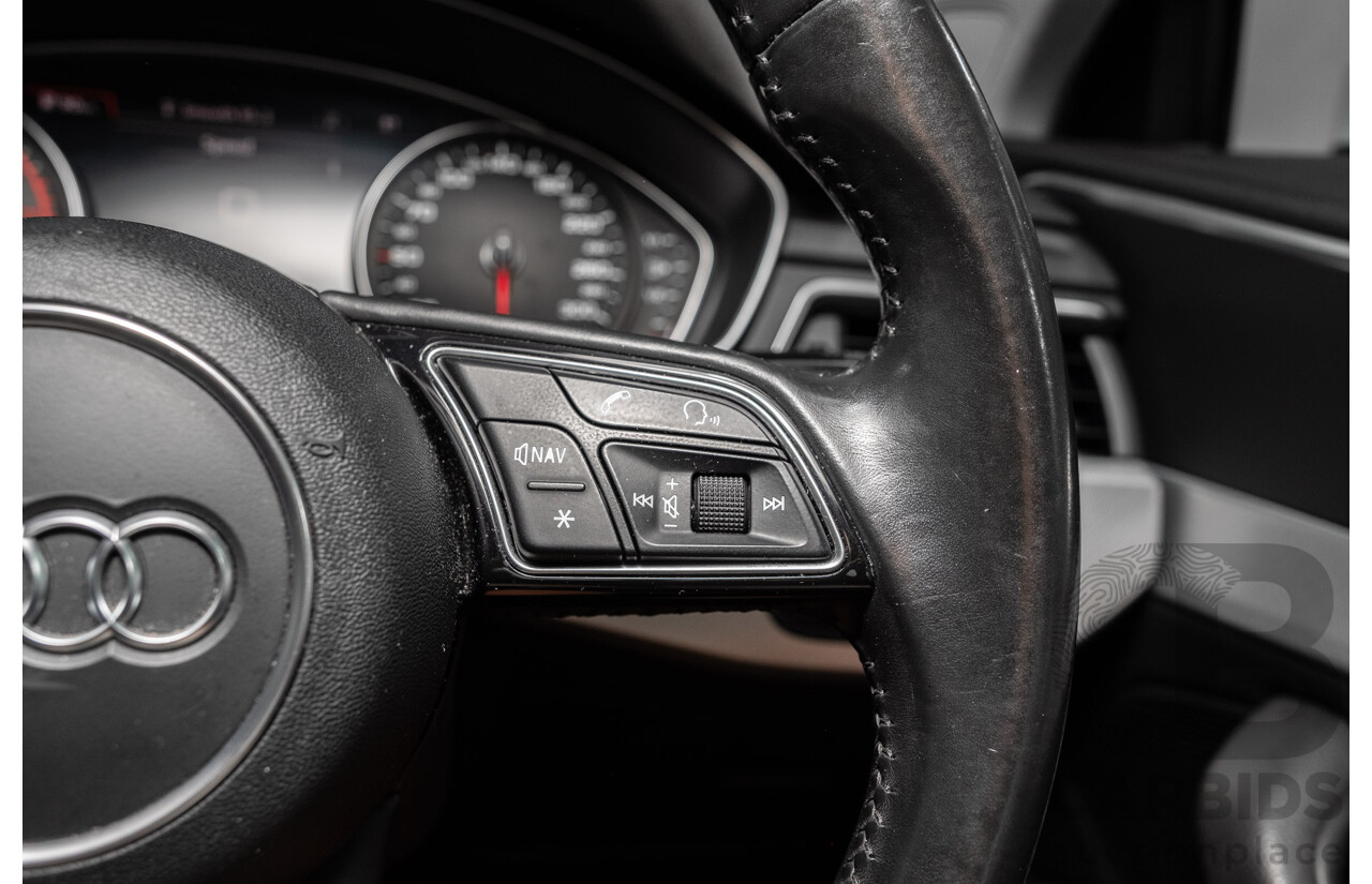 10/2016 Audi A4 Avant 2.0 TFSI S-Tronic Sport (FWD) F4 (B9) 4d Wagon Glacier White Turbo 2.0L