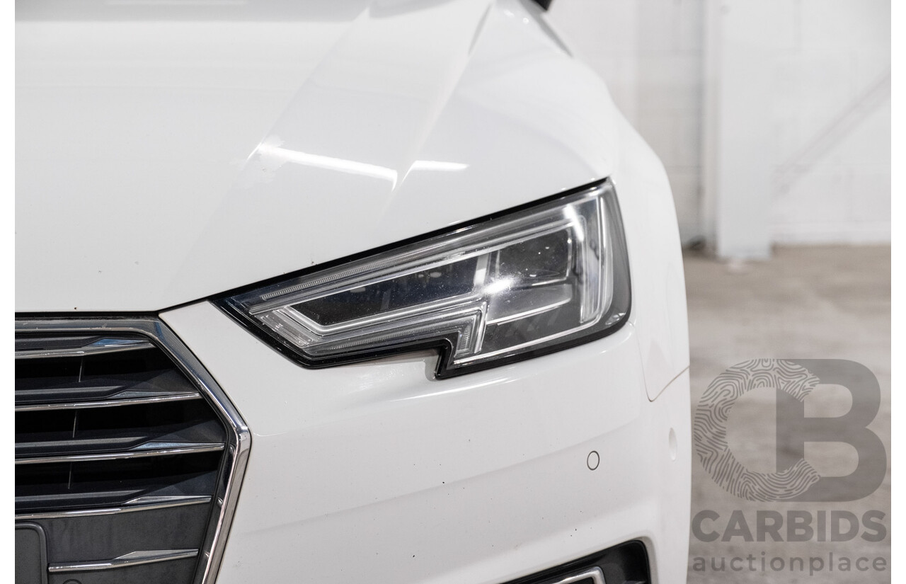 10/2016 Audi A4 Avant 2.0 TFSI S-Tronic Sport (FWD) F4 (B9) 4d Wagon Glacier White Turbo 2.0L