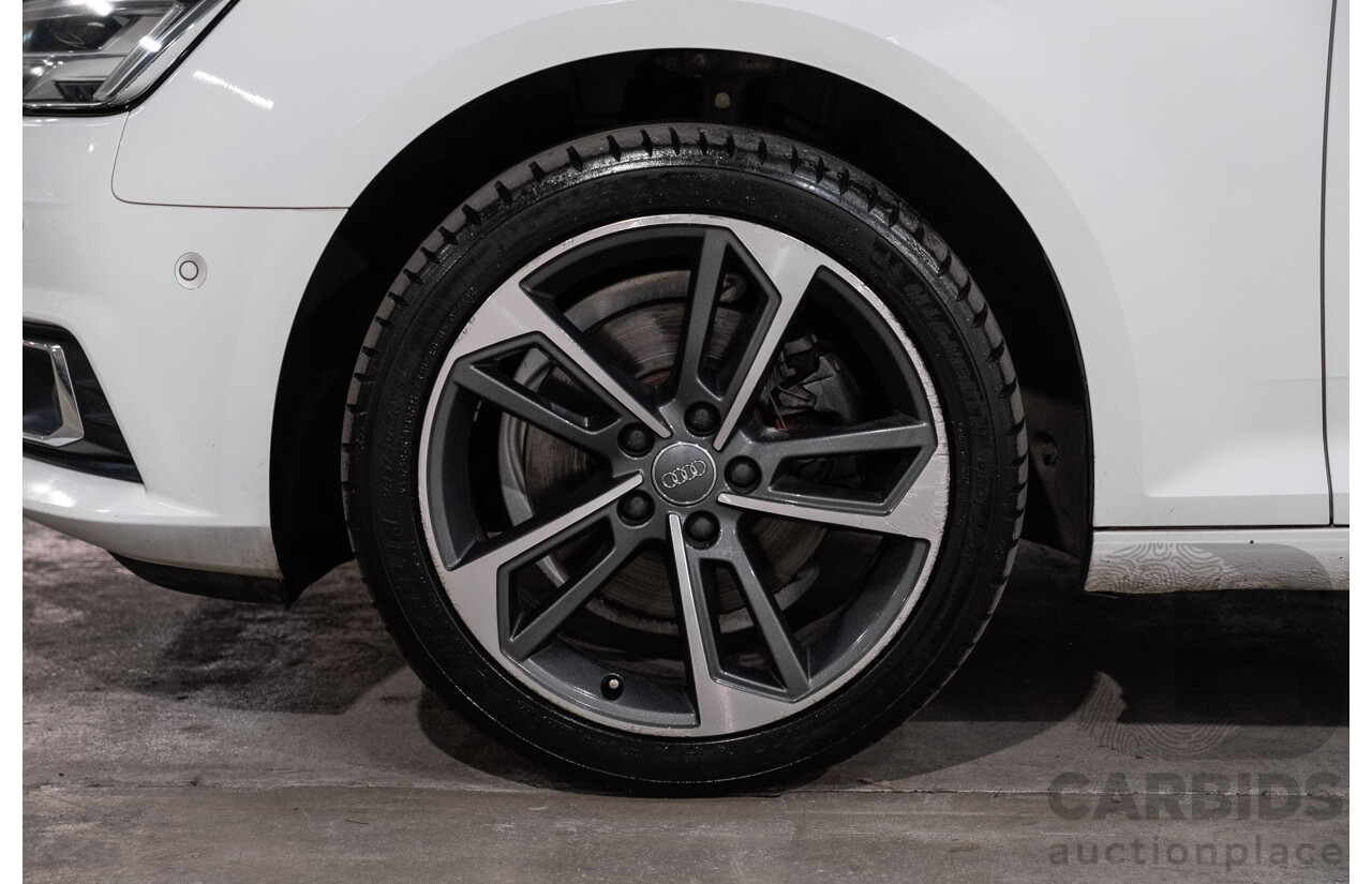 10/2016 Audi A4 Avant 2.0 TFSI S-Tronic Sport (FWD) F4 (B9) 4d Wagon Glacier White Turbo 2.0L