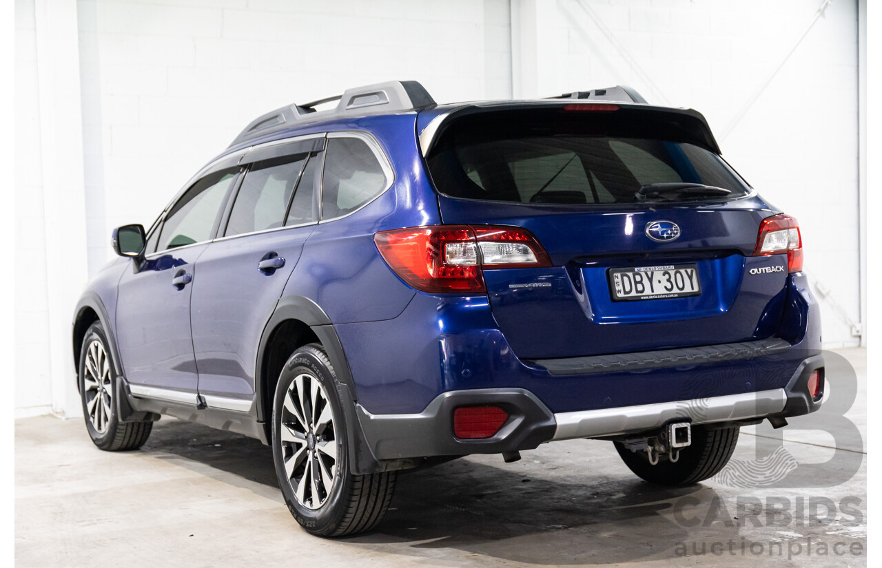 11/2015 Subaru Outback 3.6R (AWD) MY15 4d Wagon Lapis Blue Pearl 3.6L