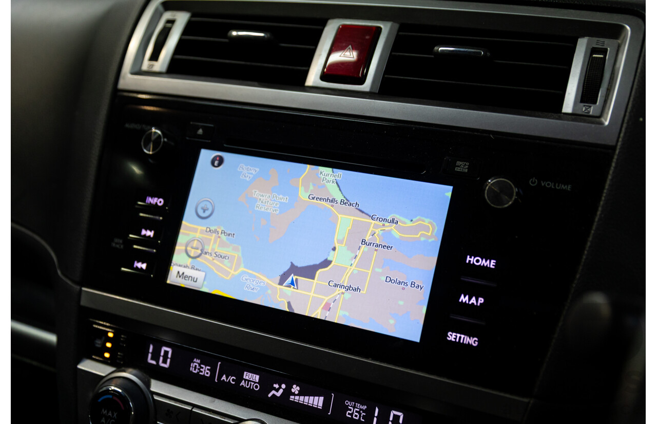 11/2015 Subaru Outback 3.6R (AWD) MY15 4d Wagon Lapis Blue Pearl 3.6L