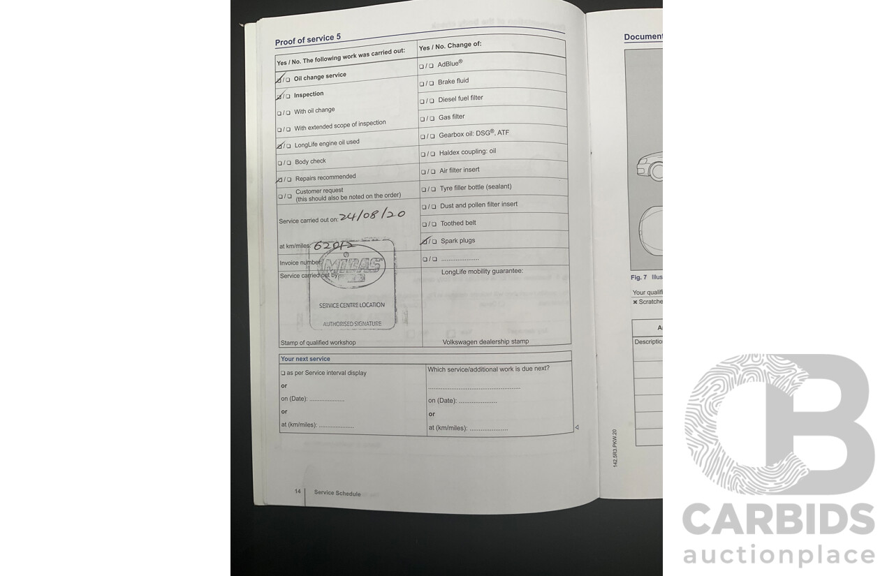 7/2014 Volkswagen Tiguan 118 TSI (4x2) 5NC MY14.5 4d Wagon Pure White Twincharged 1.4L