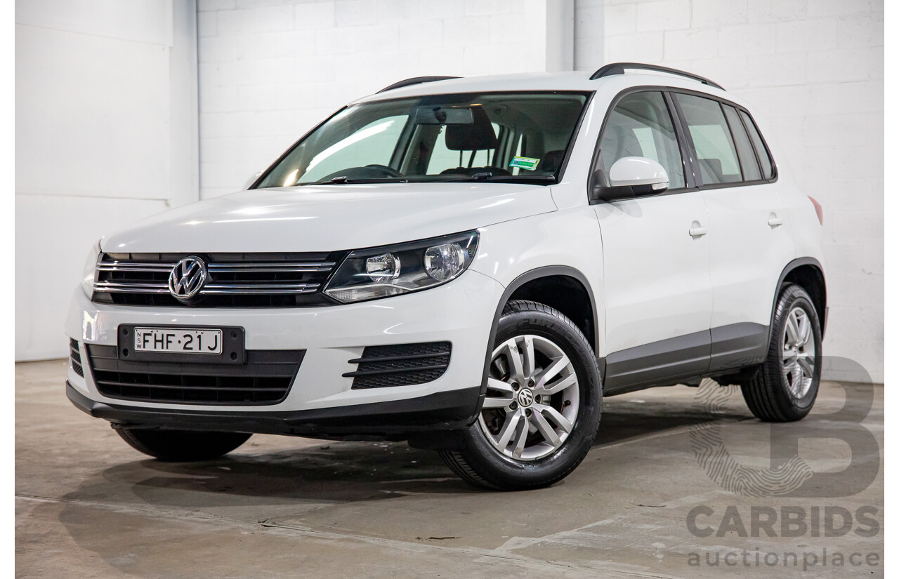 7/2014 Volkswagen Tiguan 118 TSI (4x2) 5NC MY14.5 4d Wagon Pure White Twincharged 1.4L
