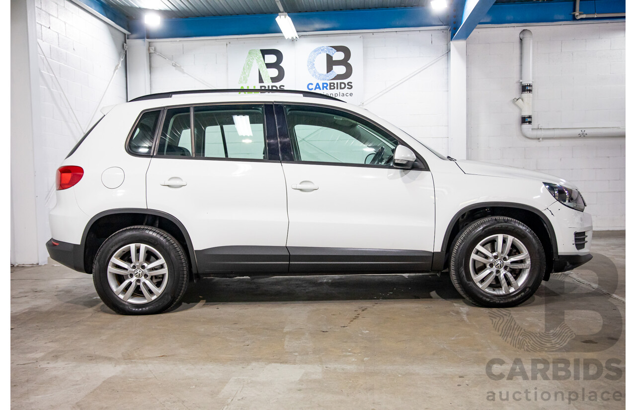 7/2014 Volkswagen Tiguan 118 TSI (4x2) 5NC MY14.5 4d Wagon Pure White Twincharged 1.4L