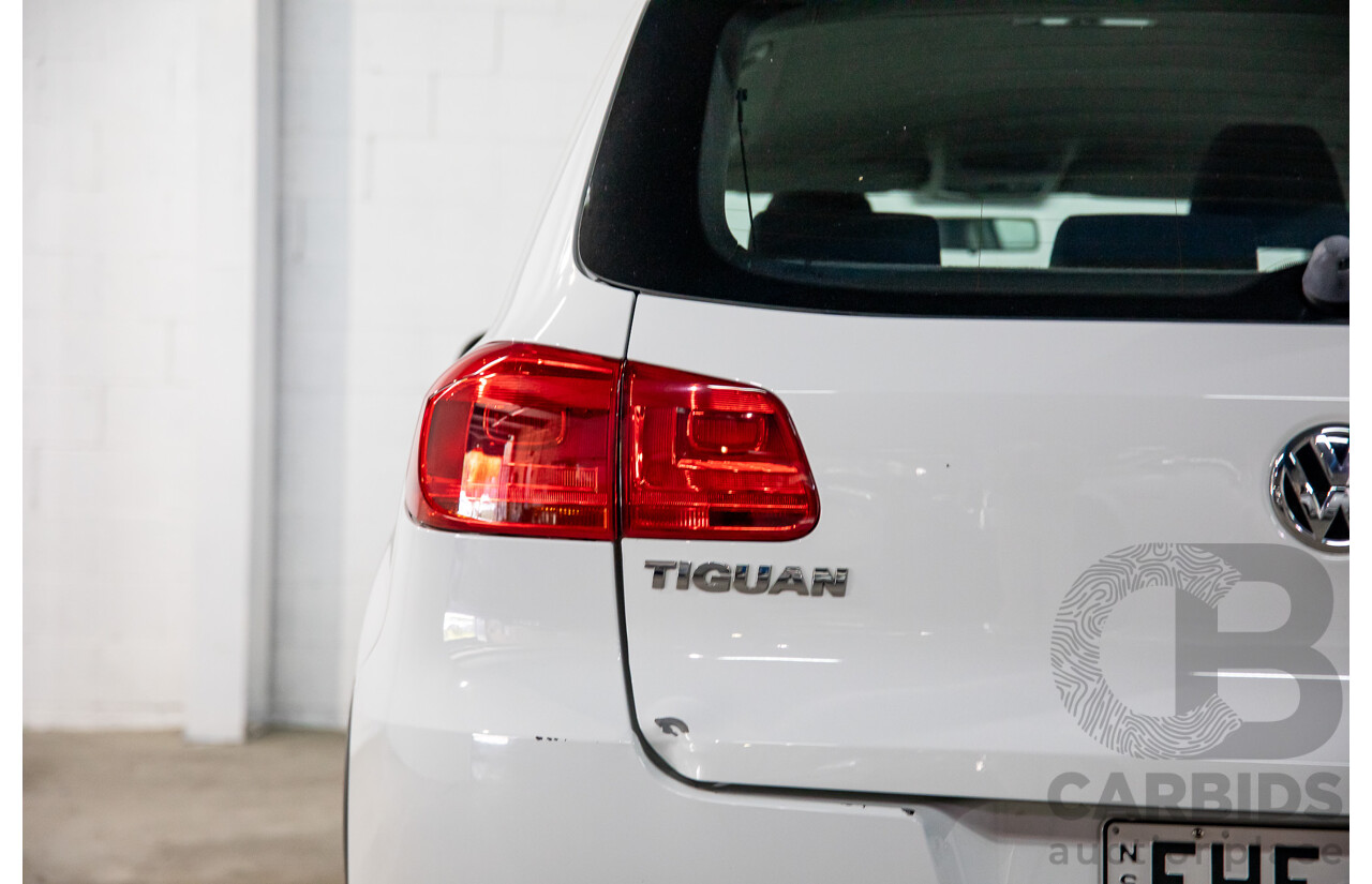 7/2014 Volkswagen Tiguan 118 TSI (4x2) 5NC MY14.5 4d Wagon Pure White Twincharged 1.4L