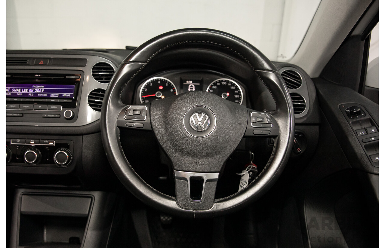 7/2014 Volkswagen Tiguan 118 TSI (4x2) 5NC MY14.5 4d Wagon Pure White Twincharged 1.4L