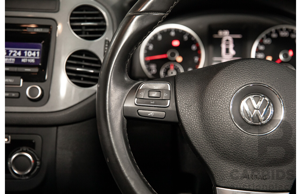 7/2014 Volkswagen Tiguan 118 TSI (4x2) 5NC MY14.5 4d Wagon Pure White Twincharged 1.4L