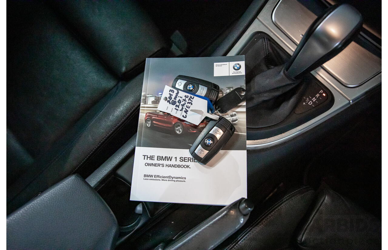 4/2013 BMW 120i M Sport E82 MY12.5 2d Coupe Alpine White 2.0L