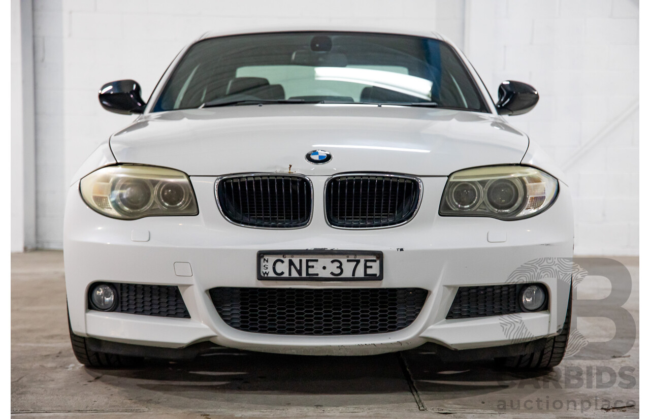 4/2013 BMW 120i M Sport E82 MY12.5 2d Coupe Alpine White 2.0L