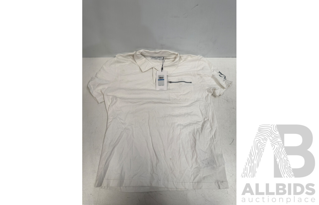 Box of Assorted Brand Clothing - Shirts + Jackets + Shorts