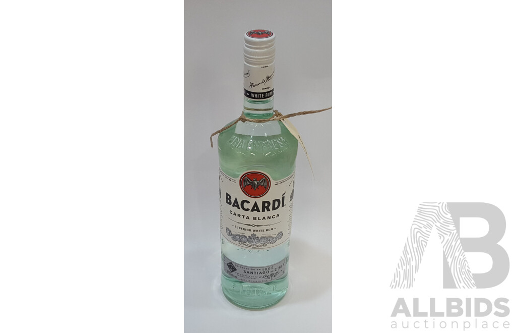 Bacardi Carta Blanca Superior White Rum 1L