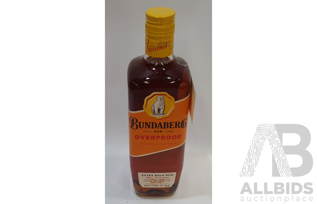 Bundaberg Overproof Extra Bold Rum 700ml