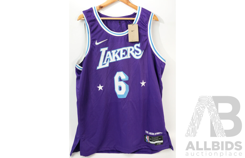 NBA Los Angeles Lakers - LeBron James #6 Jersey (Size: 2XL)