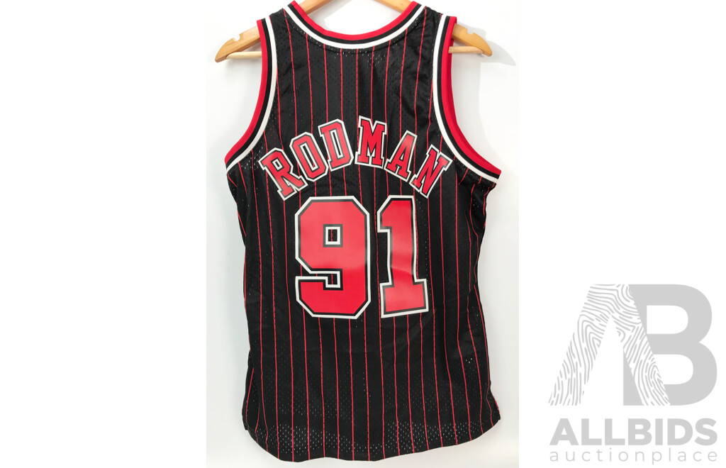 NBA Chicago Bulls - Dennis Rodman #91 Jersey by Mitchell & Ness (Size: Medium)
