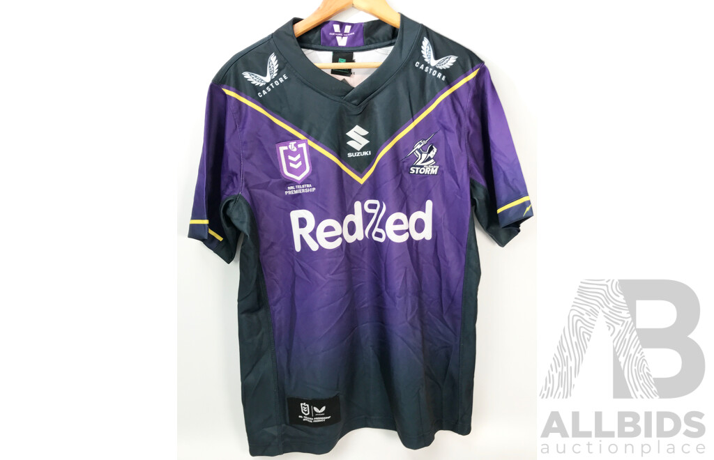 Melbourne Storm 2022 NRL Home Jersey (Size: Large)