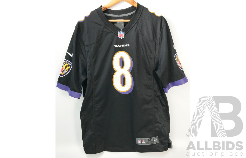 NFL Baltimore Ravens - Lamar Jackson #8 Jersey (Size: Medium)