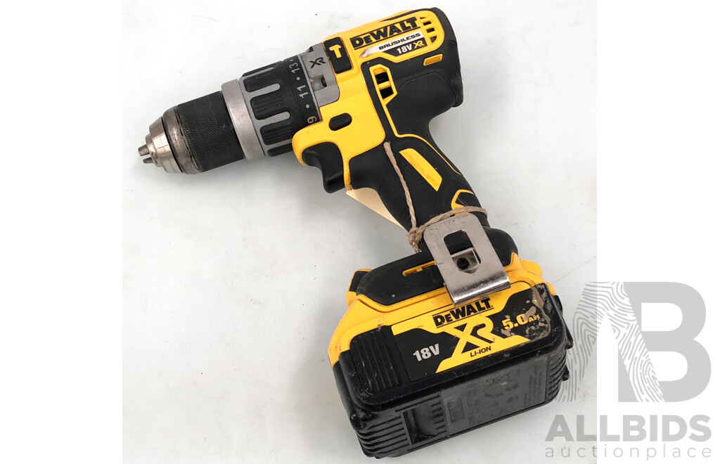 DeWalt 18V XR Li-Ion Cordless Brushless Hammer Drill