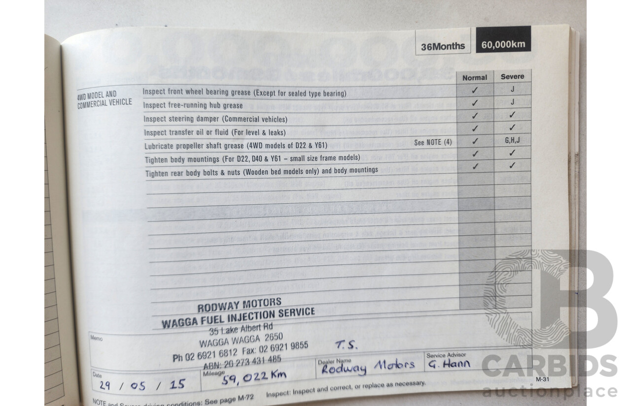 7/2011 Nissan X-Trail ST (4x4) T31 MY11 4d Wagon White 2.5L