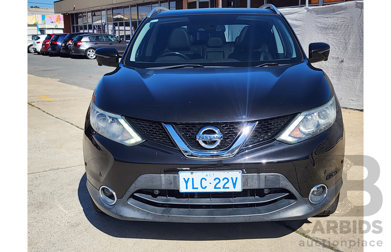 11/2014 Nissan Qashqai TI (4x2) J11 4d Wagon Black 2.0L