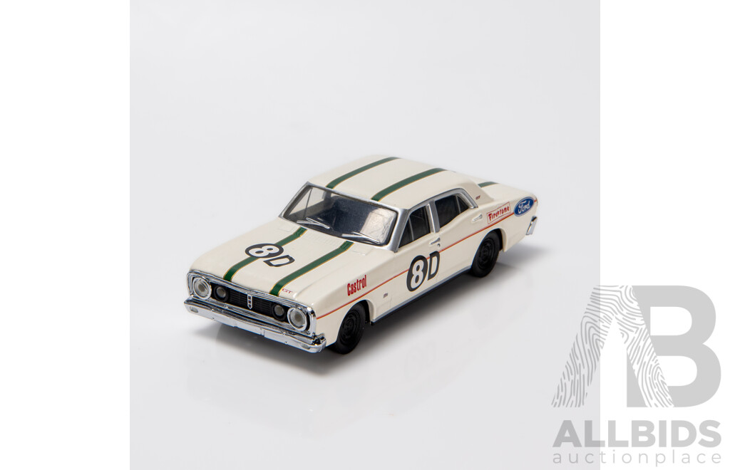 TRAX 1968 Ford XT Falcon GT Bathurst Racing Series Geoghegan Brothers #8D TR24F 1:43 Scale Model Car