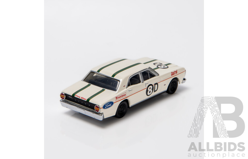 TRAX 1968 Ford XT Falcon GT Bathurst Racing Series Geoghegan Brothers #8D TR24F 1:43 Scale Model Car