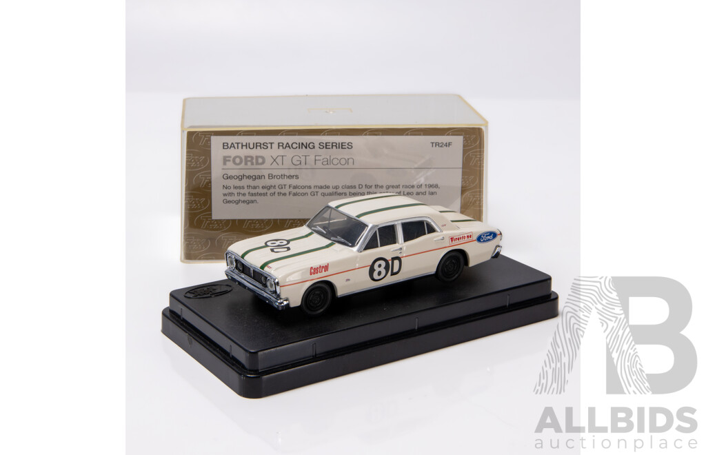 TRAX 1968 Ford XT Falcon GT Bathurst Racing Series Geoghegan Brothers #8D TR24F 1:43 Scale Model Car