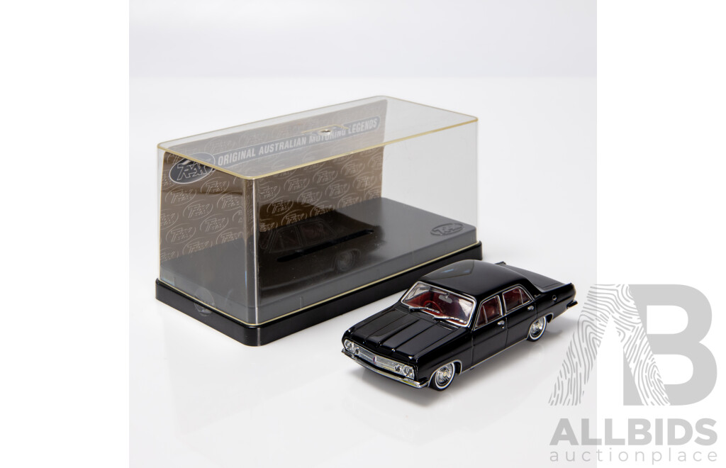 TRAX 1966 Holden HR Premier Sedan Warrigal Black TR32E 1:43 Scale Model Car